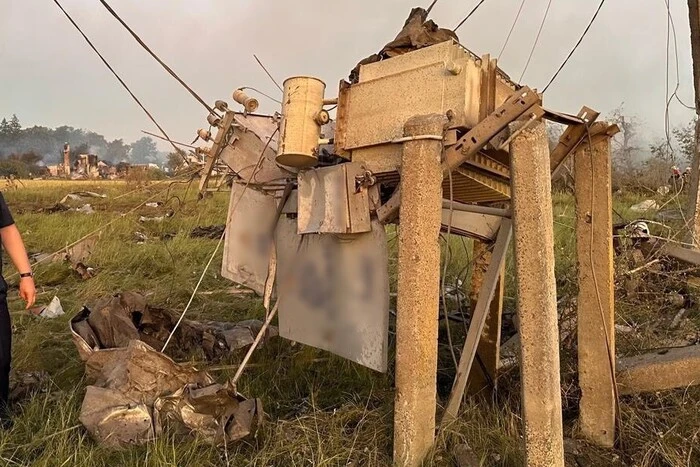 Eksplozja na Żytomierszczyźnie: 735 domów bez energii elektrycznej (zdjęcie)