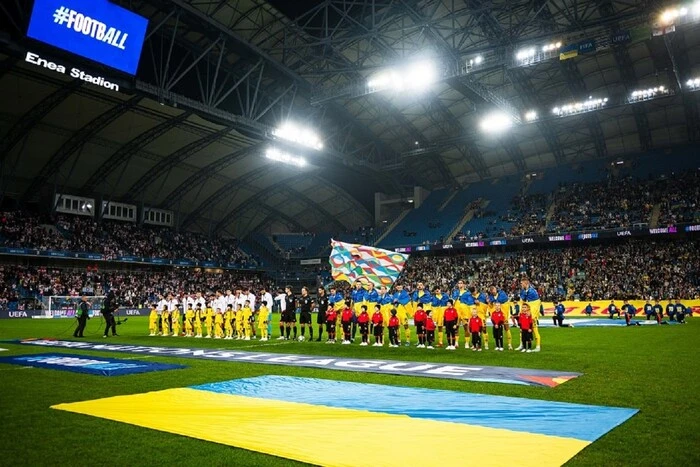 Игроки сборной Украины на выходных