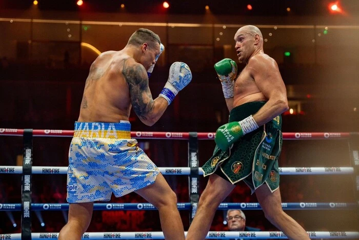 Tyson Fury hat ein provokantes Video mit dem Gesicht von Usyk veröffentlicht