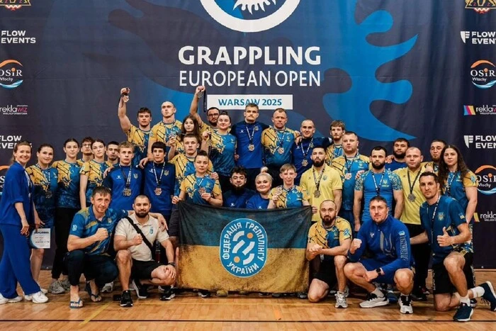 Збірна України з грепплінгу посіла перше командне місце на чемпіонаті Європи