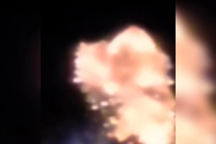 In Kramatorsk ertönte eine Reihe von mächtigen Explosionen